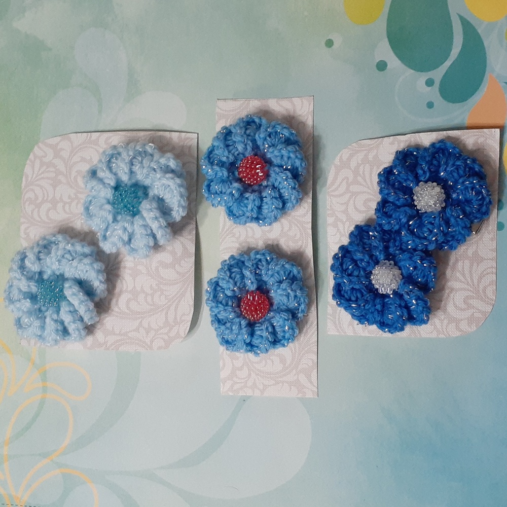 HANDMADE Crochet Hair Clips Accessories